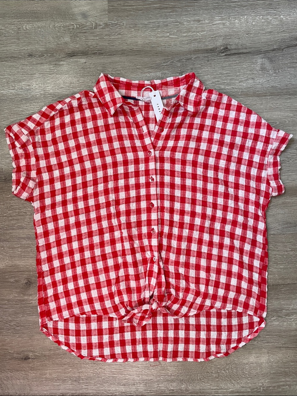 Nwt Jane + Delancey | gingham button down size large